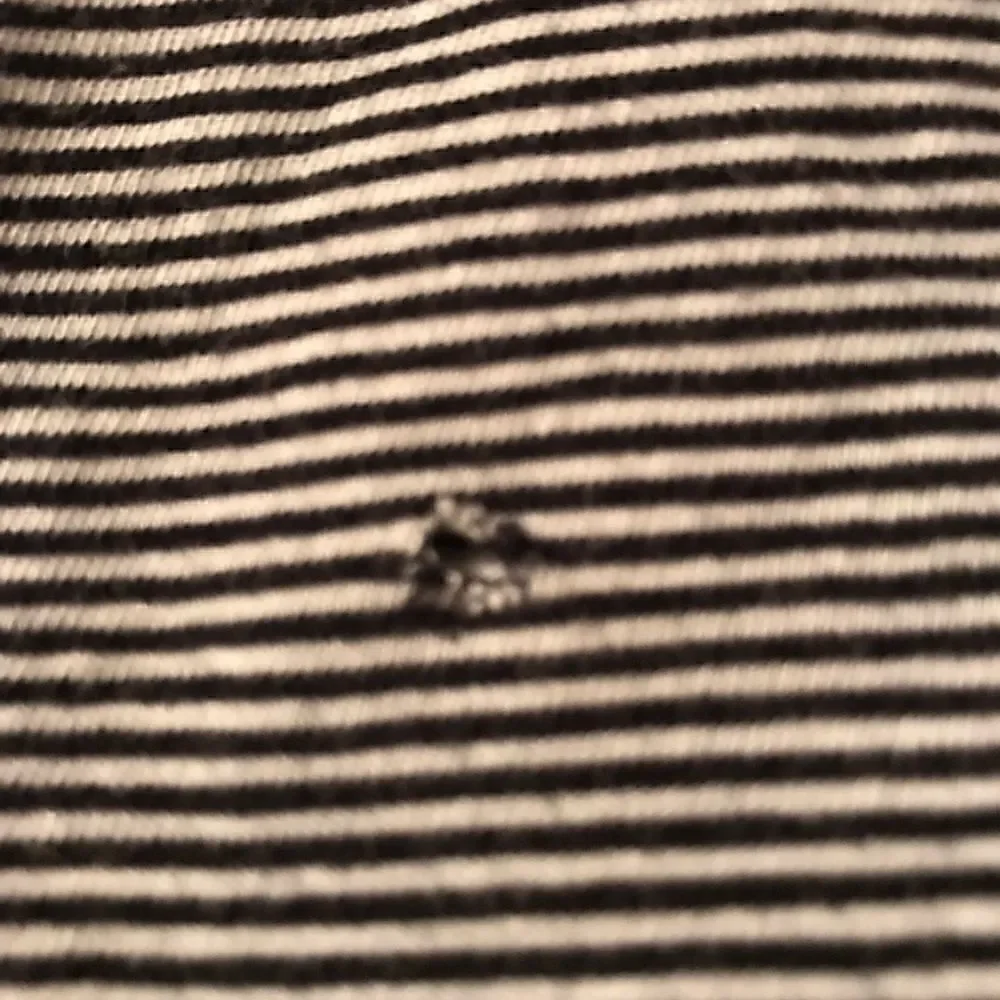 D-Lux Denim Brand Black and White Striped T-Shirt